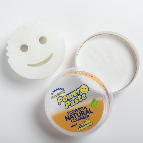 Чистящая паста с губкою Scrub Mommy Power Paste + Scrub Daddy 250 гр